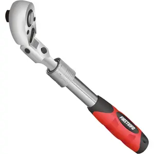F3222NC 3/8-Inch Drive Locking & Extendable Ratchet Wrench Reversible, Soft-Grip with 72-Tooth Geared Action (Length: 10.2 to 14.1 inches)