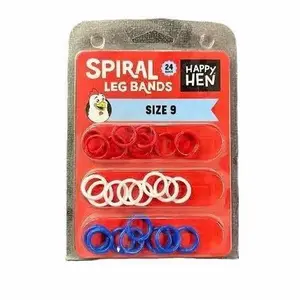 Happy Hen chicken leg bands (size 9)