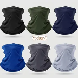 Yodutry | 6 Pack Neck Gaiter for Men Women Gator Summer UV Dust Mask Cooling Neck Gaiters Face Cover for Sun Protection Scarf Bandana