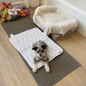 Dog Cooling Mat for Large Dogs, 30"x20" Self Cooling Pet Cooling Mat for Dogs & Cats, QMAX>0.5, Thickened Cool Fiber, Cooling pad for Dog Bed, Durable Portable Indoor/Outdoor Summer,Blue