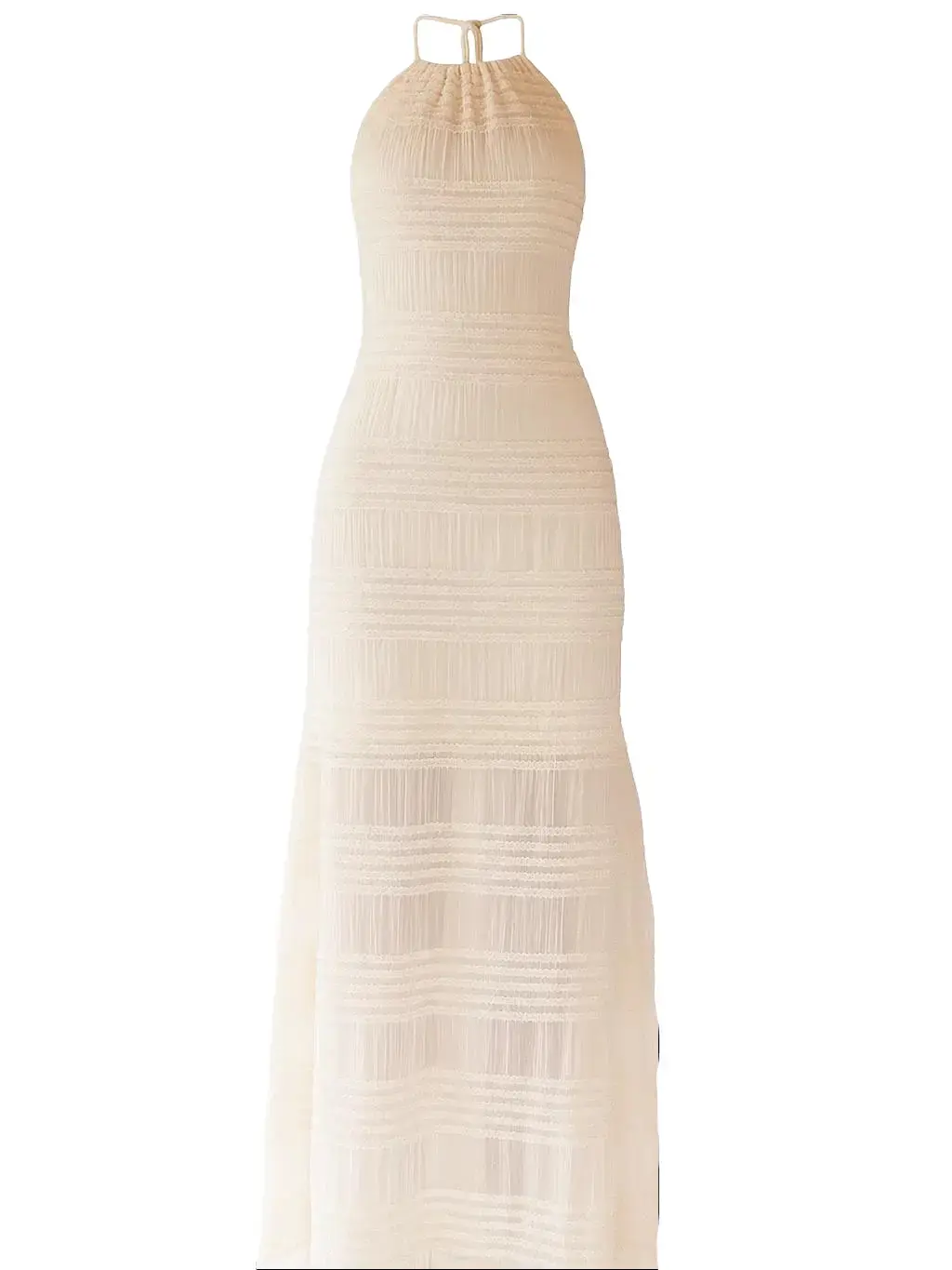 White Cove Draped Maxi Dress