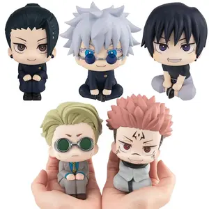 Jujutsu Kaisen – Gojo, Geto, Toji, Yuta, Sukuna, Kento, Toge & Choso Look Up Chibi Figure Collection