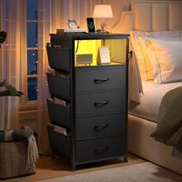 Black-4 Drawers