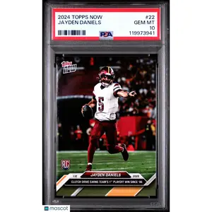 2024 Topps Now Jayden Daniels #22 PSA 10