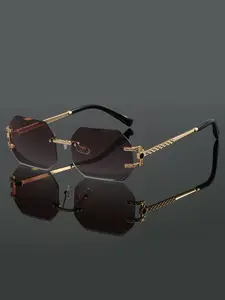 Unisex Square Frameless Glasses, Perfect Gift for Mother's Day, Graduation, Wedding, Party, Birthday, Christmas, Business, Travel, Outdoor Activities