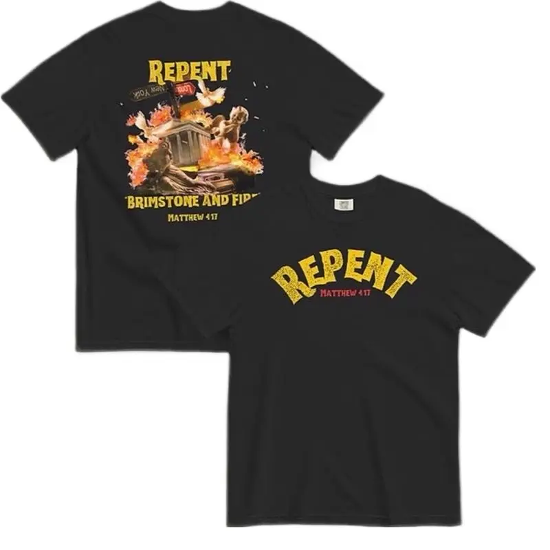 Repent Heavy T-shirt  Menswear Christian Clothing