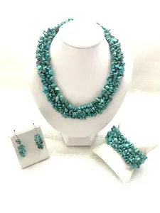 Turquoise Necklace Set - Elegant & Beautiful - Handcrafted