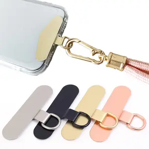 304 Stainless Steel Phone Holder Phone Clip with Durable Charging Port Cushion, Reliable Safety Lanyard for Secure Use, Essential Phone Accessories Travel Phone Holder