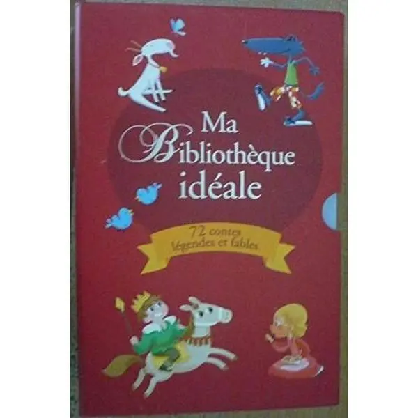 USED Book - MA BIBLIOTHÈQUE IDÉALE 72 CONTES, LÉGENDES ET FABLES RÉUNIS DANS UN COFFRET CONTENANT 9 LIVRES by unknown author (Paperback)