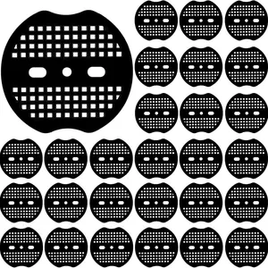 200Pcs Garden Staples Plastic Buffer Washer,Landscape Stakes Pad Gasket,Garden Stakes Gasket,Yard Pins Gasket, Garden Supplies, Keep The Barrier from Ripping and Create a Sturdier Hold(Black)