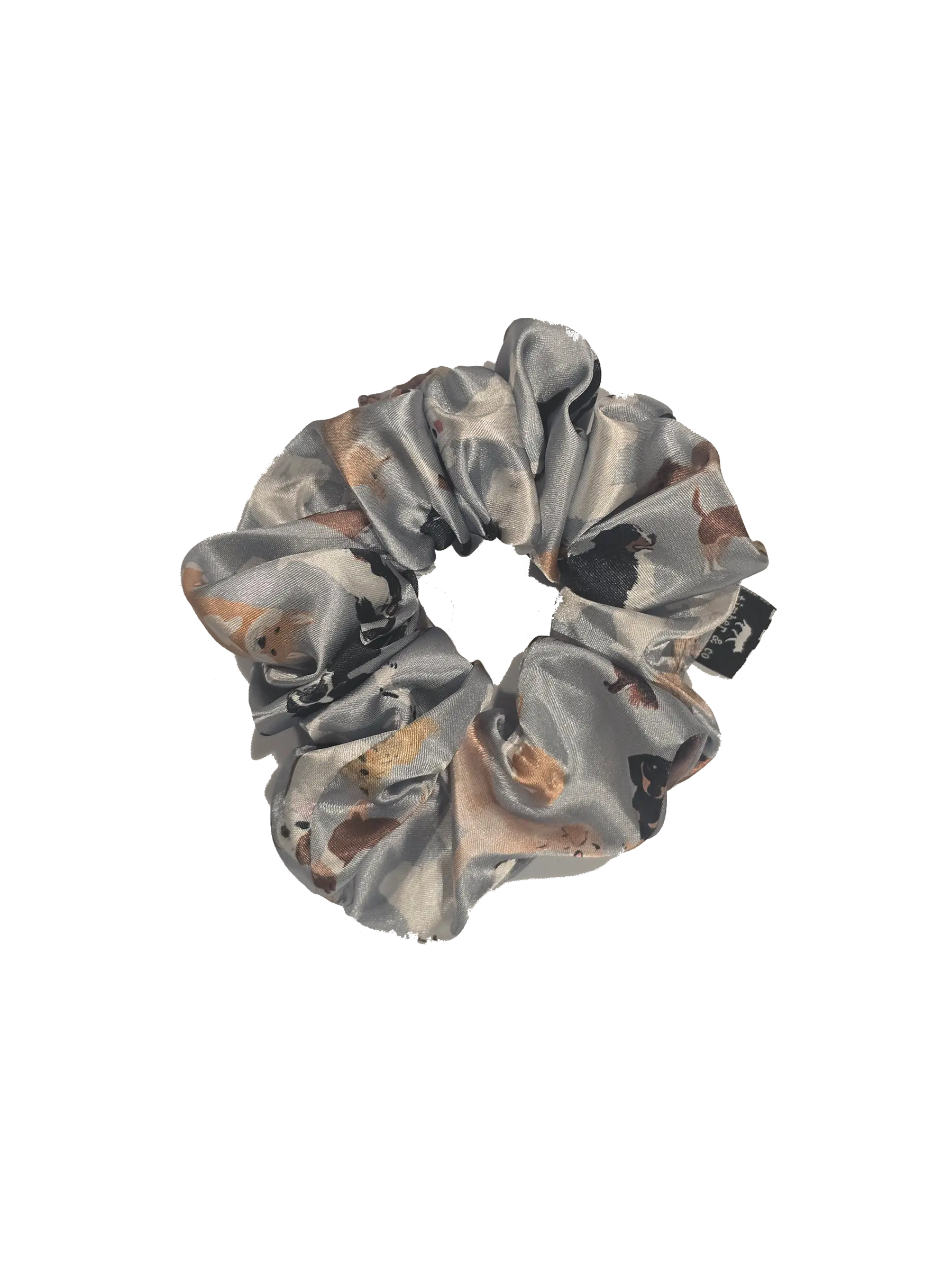 Dog Satin Scrunchie
