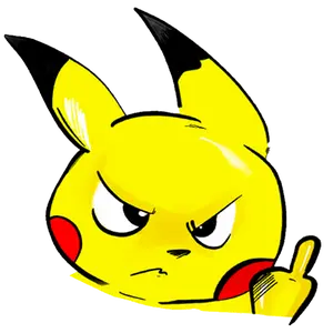 Not in the mood pikachu