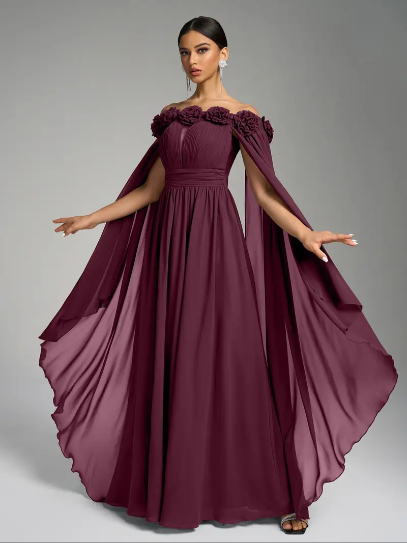 princess polly baby blue dress Modern Bridesmaid Dress: Avielle Corset & Velina Cape main image 1