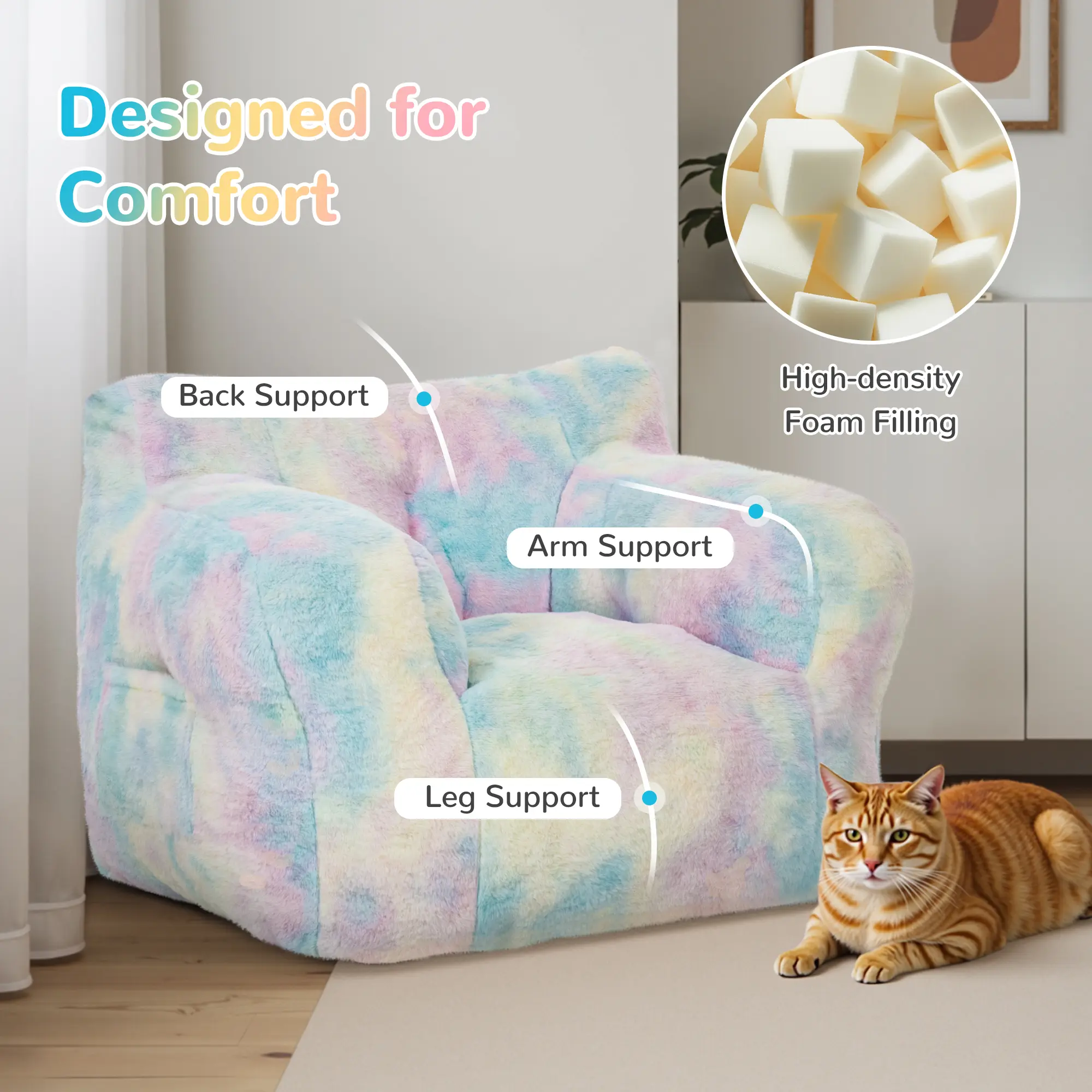 Single sofa-Colorful