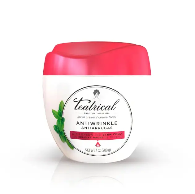TEATRICAL Anti Wrinkle Face Cream, Face Moisturizer Infused with Green Tea Stem Cells, Helps Reduce Fine Line & Wrinkles, Face Cream for Women, Floral Scent, 7 oz