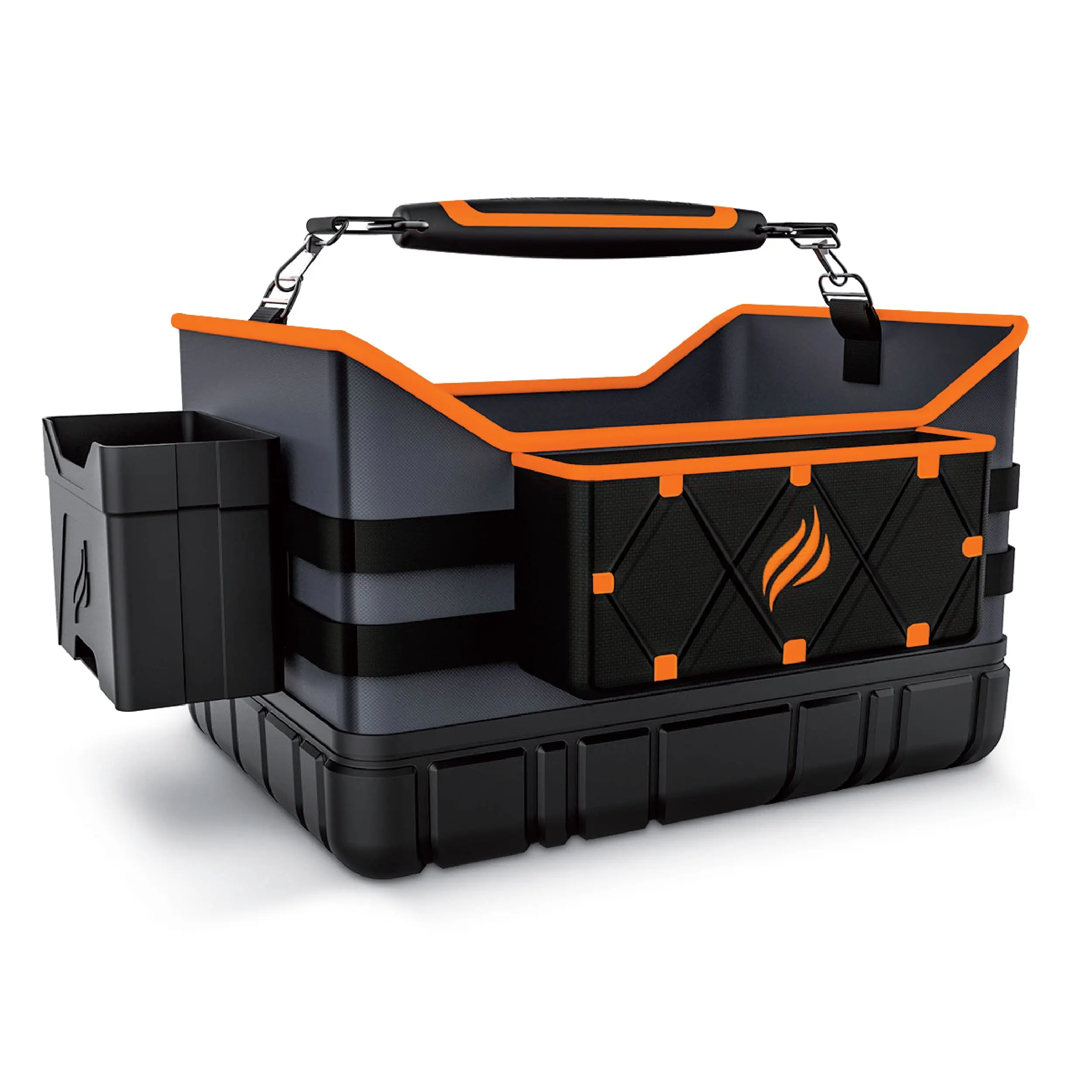Blackstone Portable Griddle Caddy - Grill Transport Solution for Backyard Tailgate, Removable Design, Spacious Interior with Side Bottle Slot, Spice Pocket, Watertight Base for Griddle/Grill Tool Storage