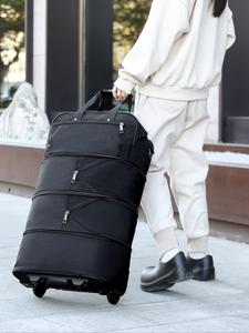 large capacity travel bag, lightweight large capacity travel bag with wheels, travel organizer for work, business, travel