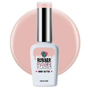 SOAK OFF RUBBER BASE COVER - HONEY BUTTER