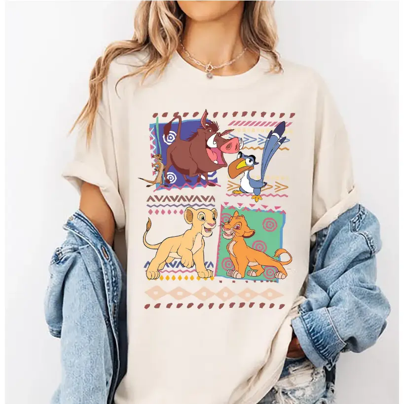 Retro 90s Lion King, #Hakuna #Matata, #Simba Animal Safari Mode, Girls Trip 2025, Family Vacation, Funny, Cute tee, Cartoon Shirt, Sweatshirt, Hoodie
