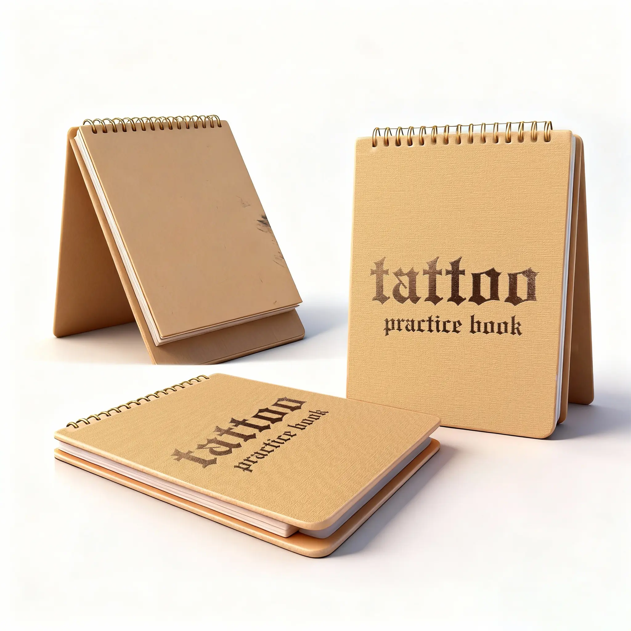 Yikexuanli Tattoo Practice Flipbook – 10 Sheets of Silicone Skin, Create Your Own Tattoo Training Journal, Portable & Reusable for DIY Tattoo Artists, All Skin Types, Premium Material, original tattoo practice book