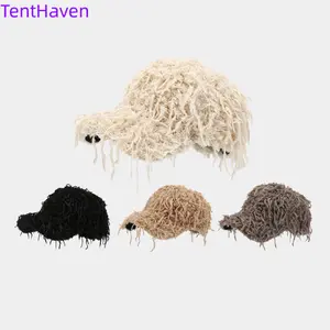 2026 Plush Baseball Hat, Hairy Hat, Men's and Women's Autumn/Winter Personalized Warm Duck Tongue Hat, Korean Version Hip Hop Sunshade Hat