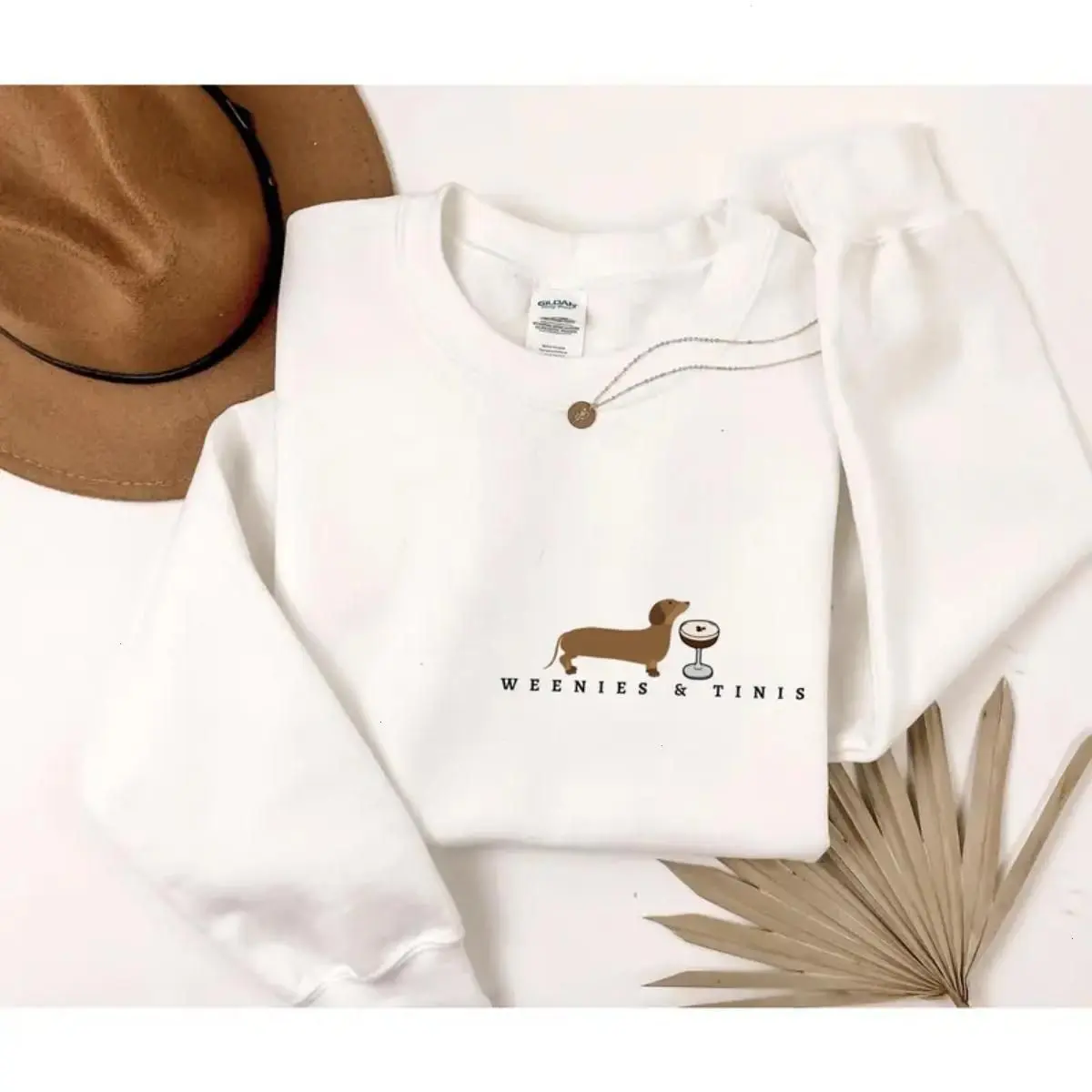 Dachshund And Martini Sweatshirt, T-Shirt, Hoodie, Funny Wiener Dog Top, Cute Doxie Sweater, Espresso Martini T-Shirt, Gift For Dachshund Lovers