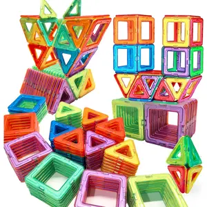 Magnetic Building Blocks, Magnetic Tiles for Kids Magnetics Construction Block Games | Learning Educational Construction Toys for Boys Girls 3 4 5 6 Year Old Toys Gifts for Christmas Birthday 12/40/60pcs