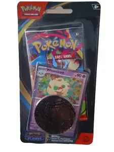 Pokemon TCG Mega Evolution Phantasmal Flames Single Pack Blister - Whimsicott Collectible Non-Sports Trading Card Pack