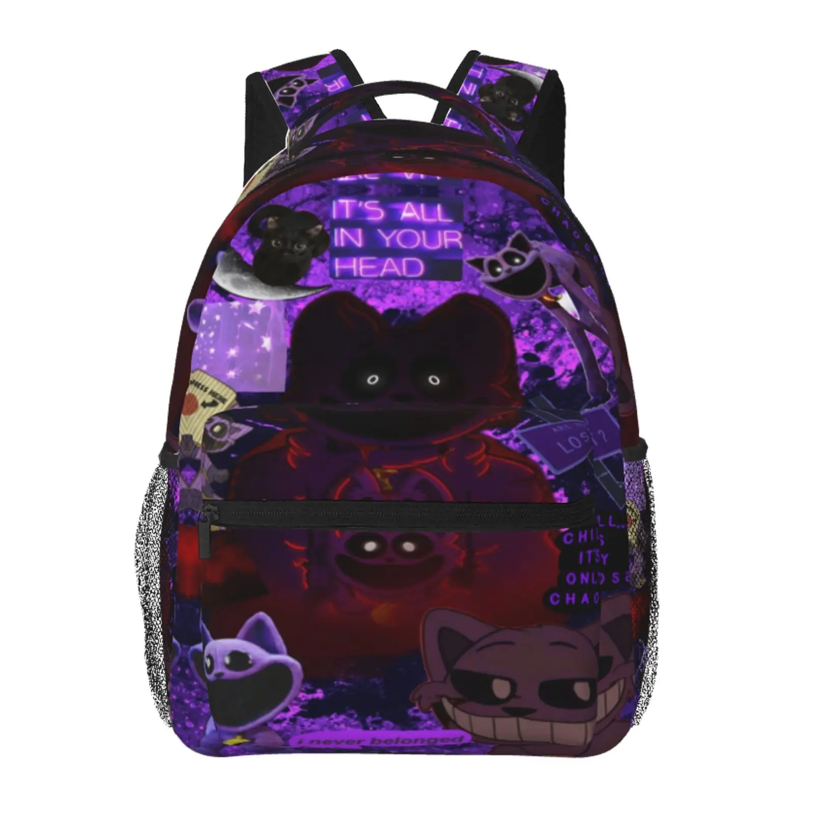 Multi-Compartment Catnap Dogday Backpack Large Capacity Catnap Dogday School Shoulder Bag for Back-to-School Office Trips Weekend Hiking, Cartoon Casual Catnap Dogday Merch Casual Daypack School Bag for Boys Girls Fans & Gift Giving