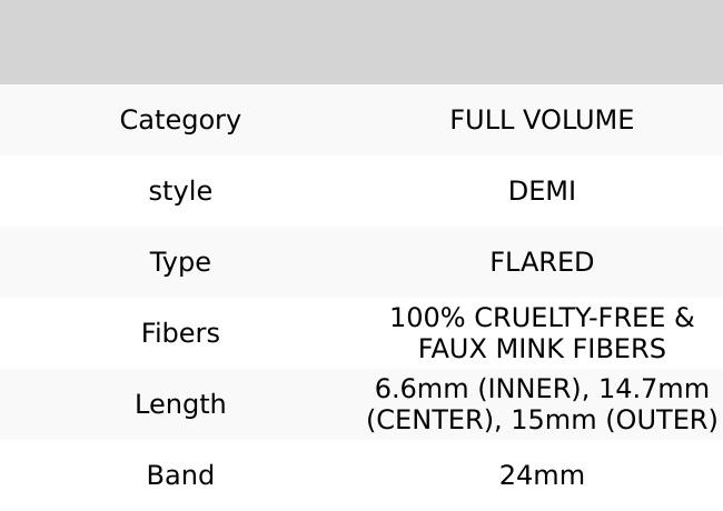 House of Lashes Iconic® Demi Faux Mink Eyelashes - Long wearing and 100% Cruelty Free