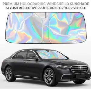 Foldable Anti-UV Windshield Sunshade, Multipurpose Car Front Window Heat Protective Umbrella for Sedan SUVs, Automotive Exterior Accessories for Men & Women, Car Stuff, Vehicle-YY1