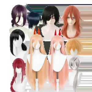 Anime Chainsaw Man Cosplay synthetic Wigs Reze Angel Devil Quanxi Makima Power Hayakawa Aki Denji Heat Resistant Hair Wigs