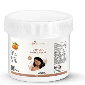 Turmeric Body Cream 8 oz - Natural Skincare for Radiant Skin