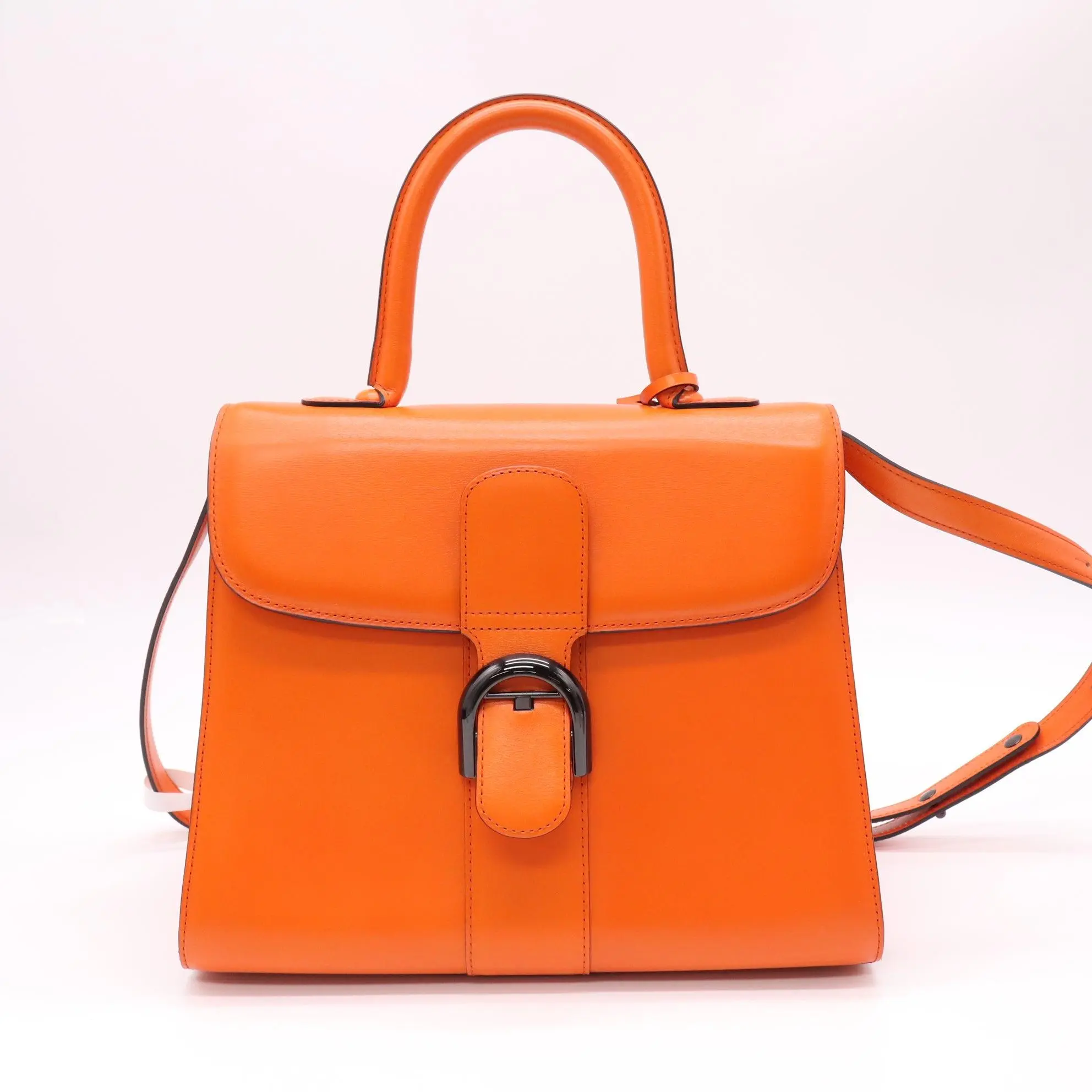 Pre-owned delvaux Leather Shoulder Bags Brillant MM Bag B22688
