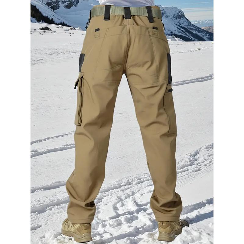 HOMUG Men's Tactical Sport Pants, Multi-Pocket Windproof and Warm Fleece Pants, Suitable for Outdoor Activities, Sports and Casual Wear, Soft Shell Fabric, Suitable for Wearing in Autumn and Winter. HOMUG Men's Tactical Sport Pants, Multi-Pocket Windproof and Warm Fleece Pants, Suitable for Outdoor Activities, Sports and Casual Wear, Soft Shell Fabric, Suitable for Wearing in Autumn and Winter.
