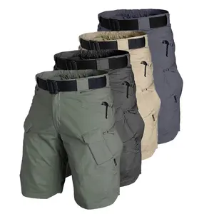 Men's Tactical Cargo Shorts, Quick Dry Hiking Work Shorts with Multi Pockets, Outdoor Casual Combat Shorts for Camping Fishing Hiking