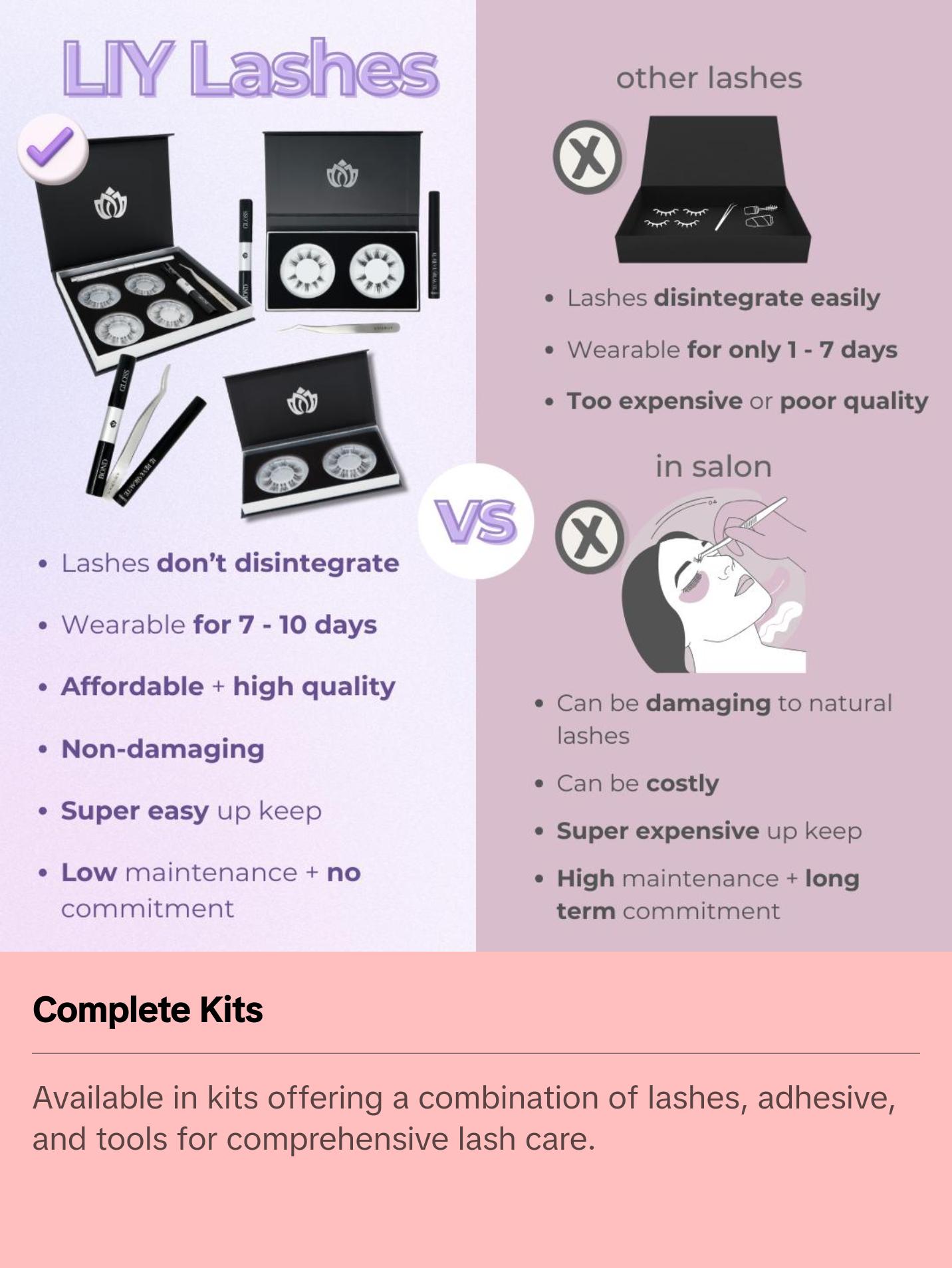 LIY Remove - oil based non damaging diy eyelash remover DIY lash cluster remover easy removal