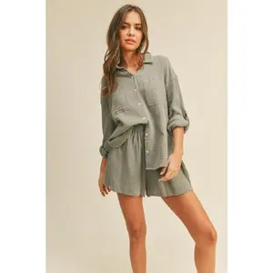 Double Gauze Long Sleeve Shirt