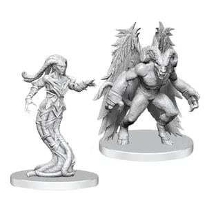 WizKids Pathfinder Battles Deep Cuts Gylou Handmaiden Devil And Ferrugon Rust Devil Miniature