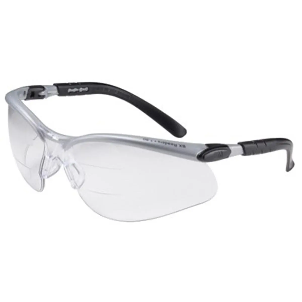 212 MAIN AO Safety 3M Dual Reader Safety Glasses Goggles - Dual Lenses, High Impact, Universal Fit, UV Blocking, Reading Aid, Hunting Accessory (Case of 20, Model 11457-00000-20)
