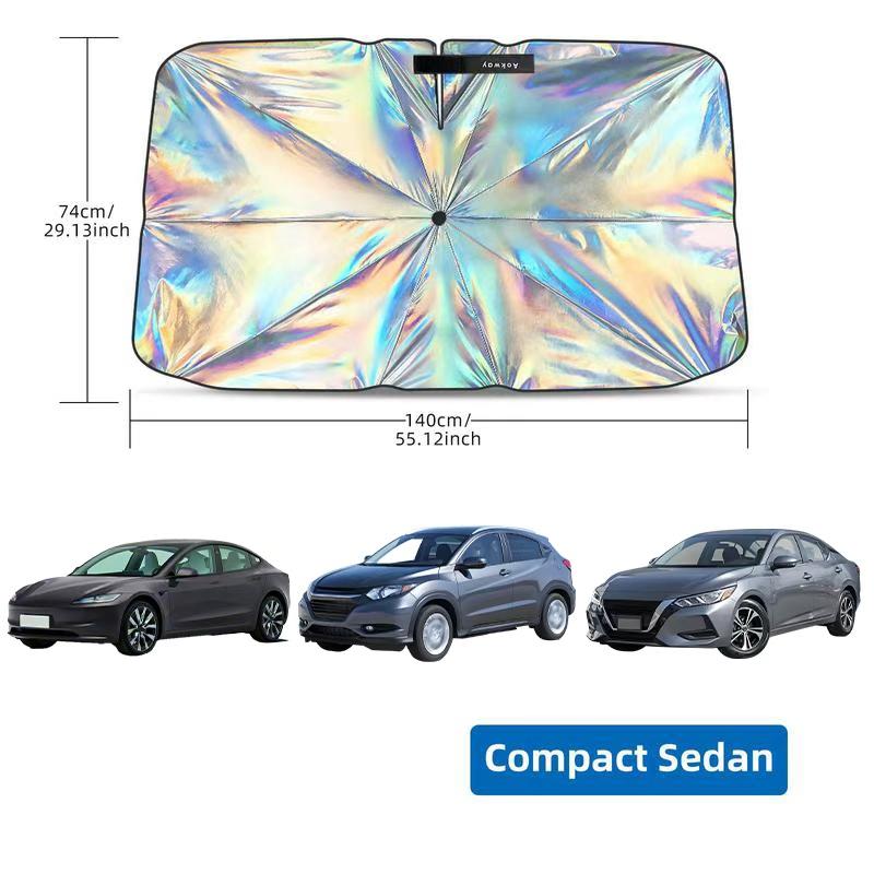 Portable car sunshade, windshield sunshade, foldable windshield sunshade, car exterior accessories, daily car windshield cooling umbrella,Car Window Shades