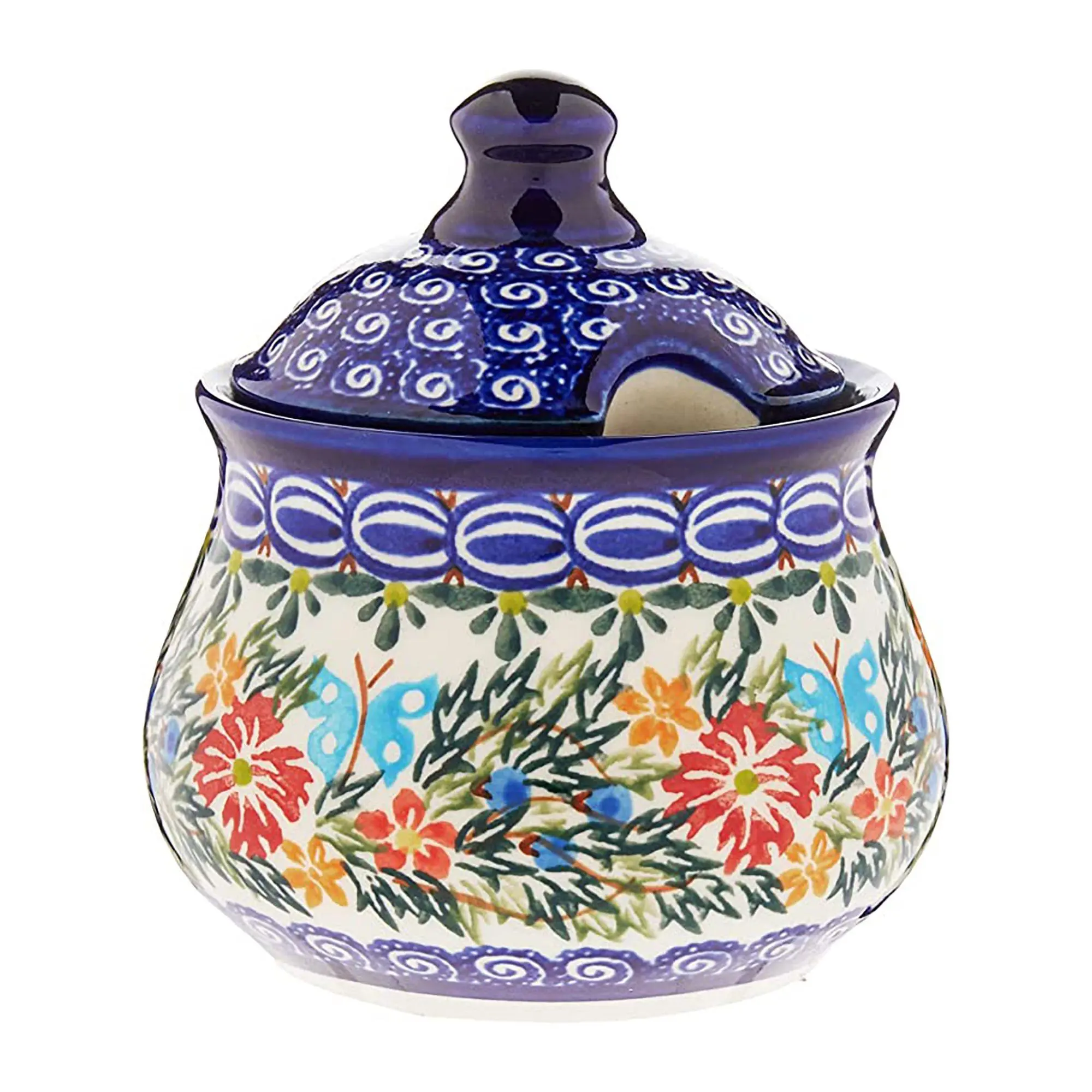 Lidia's Polish Pottery Sugar Bowl