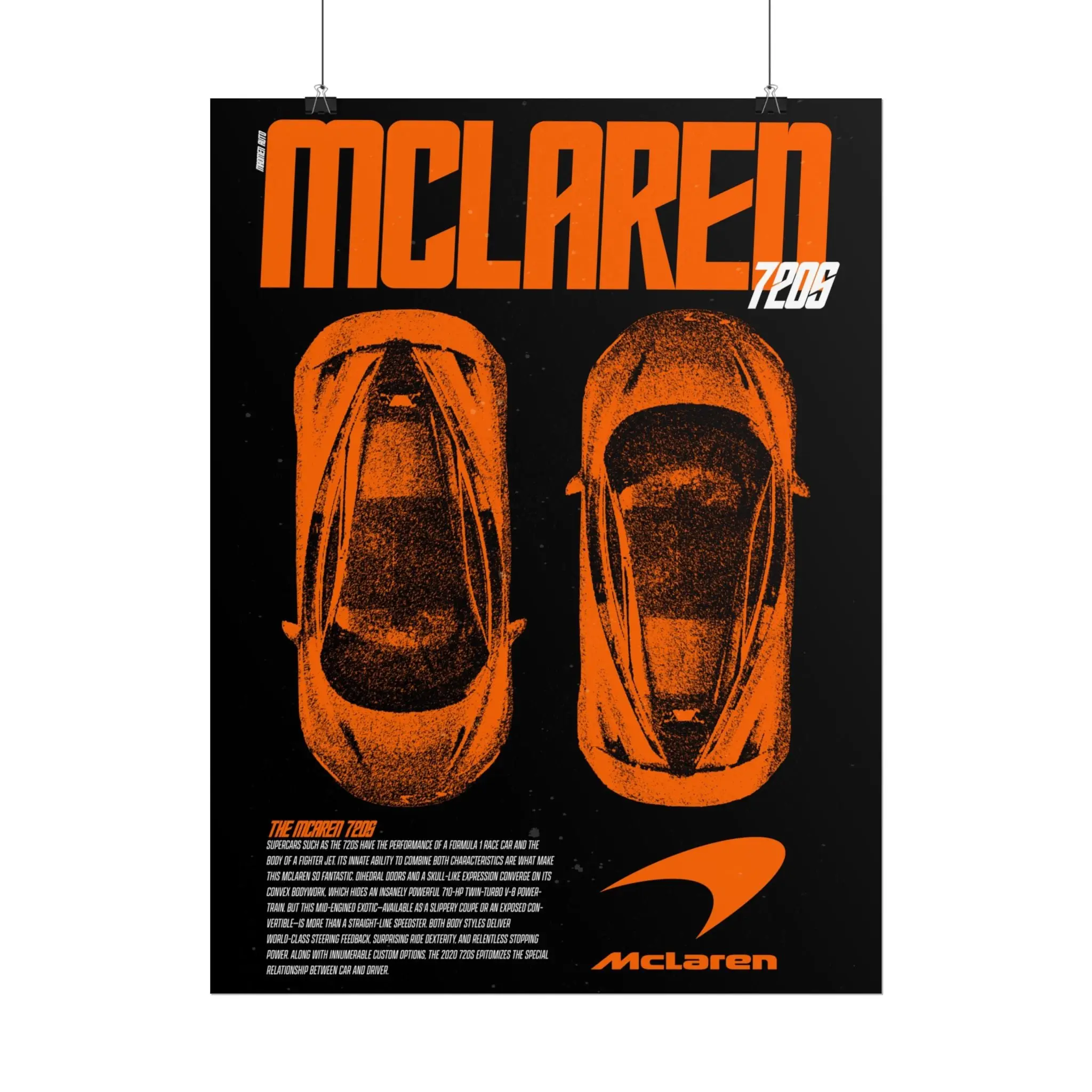 McLaren 720s Poster