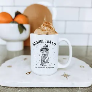 Suriel Tea Co Mug, ACOTAR Cup, Ceramic mug Coffee Drinkware