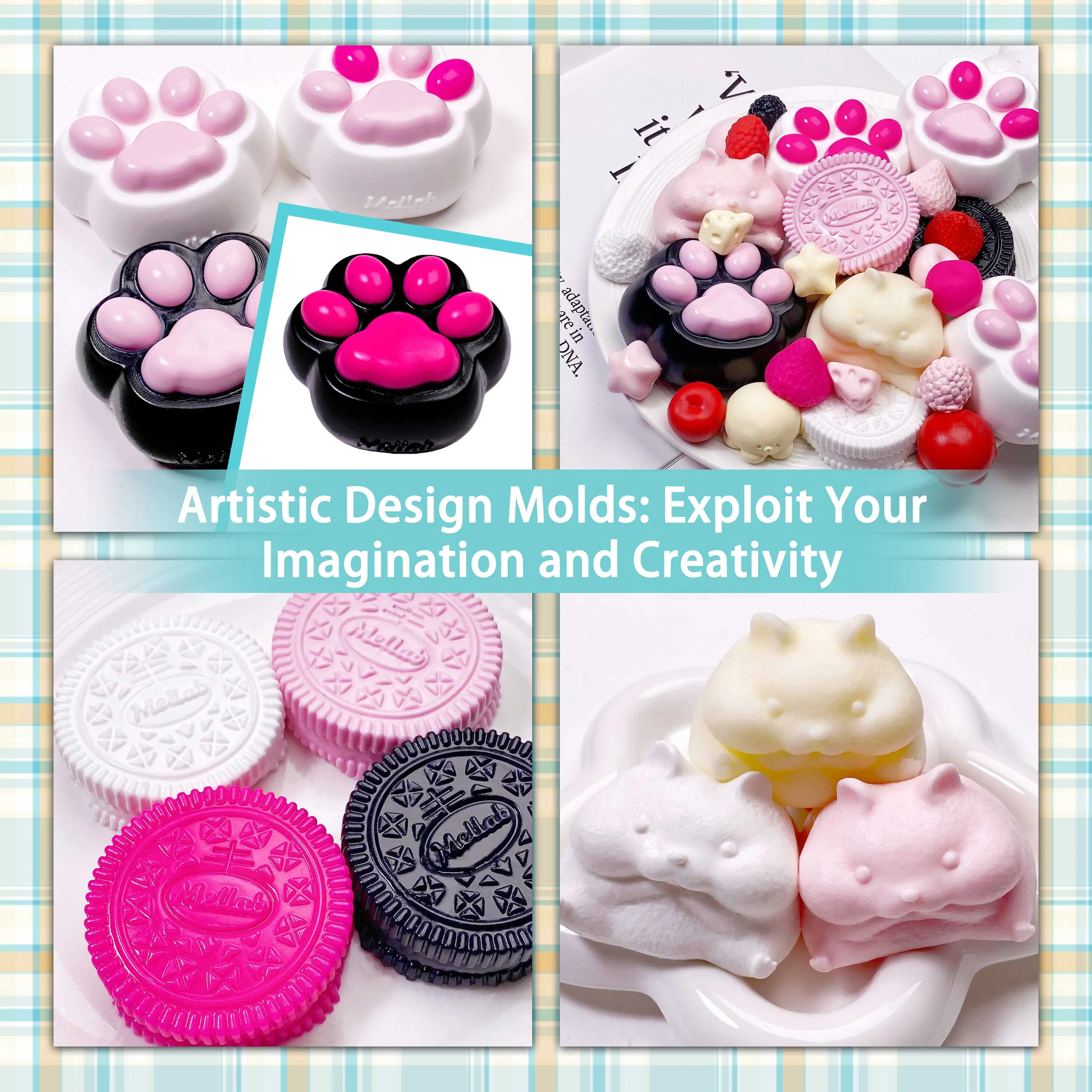 mukiti Vita Bubble 10000 2本セット MELLAB Taba Squishy Making Kit , 18OZ Gel for creamy Fidget toy