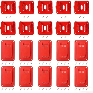 20 Pcs Tool and Battery Holder Wall Compatible with M18 18V & 20V, Organizer Rack for Workshop Trailer(20 Pack, fit for M18)