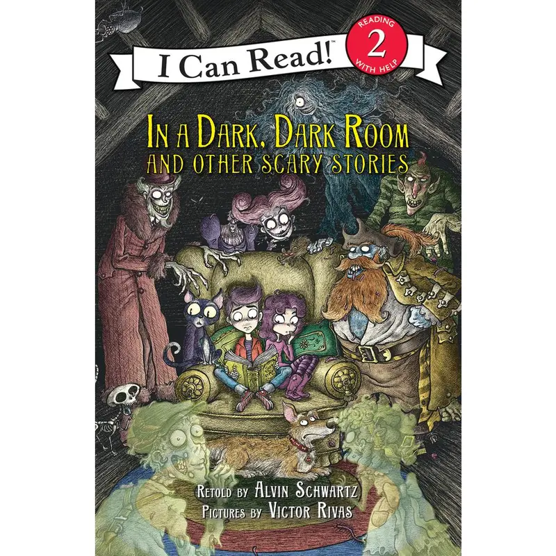USED-In a Dark, Dark Room and Other Scary Stories: Reillustrated Edition. a Halloween Book for Kids by Schwartz, Alvin (Paperback)