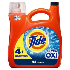 Ultra Oxi HE Unscented Liquid Laundry Detergent, 94-Loads, 132 fl. oz.