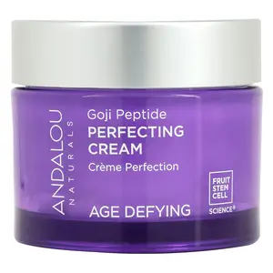 Andalou Naturals Goji Peptide Perfecting Cream,  Age Defying, 1.7 oz (50 g)