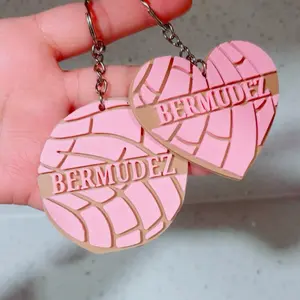 Concha Personalized Last Name Keychain